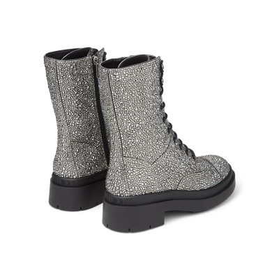 Stylish High-top Gray Leather Shoes